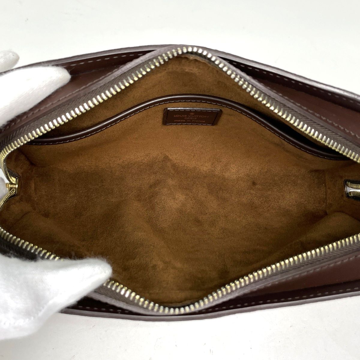 Louis Vuitton Saint Louis Clutch Damier Brown — view 6