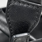 Chanel Tote Bag Paris Biarritz MM CC Logo Black — view 8