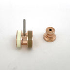 Hermes Mini Pop H Earrings Metal White Pink Gold — view 3
