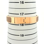 Hermes Clic H Bangle Enamel Bracelet Clac Gold Plated Brown — view 4