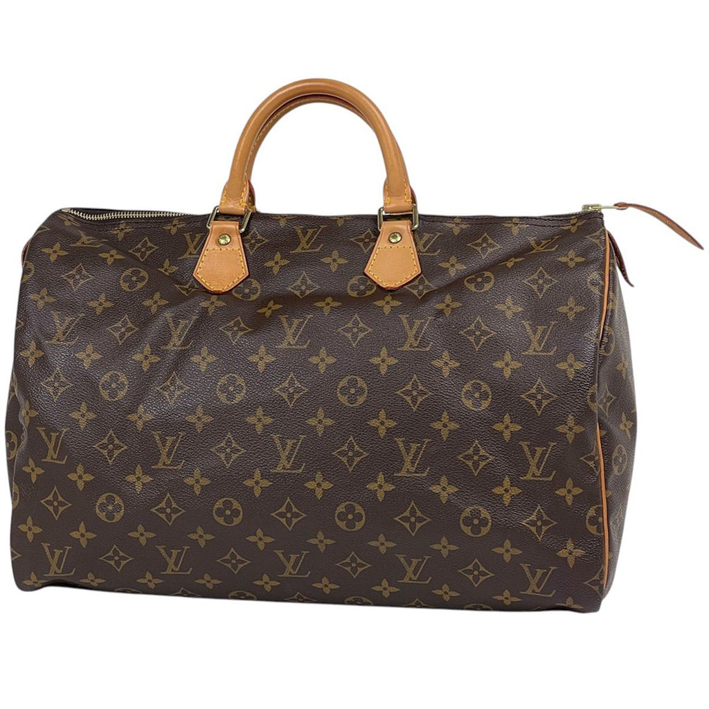 Louis Vuitton Speedy 40 Handbag Monogram Brown