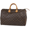 Louis Vuitton Speedy 40 Handbag Monogram Brown