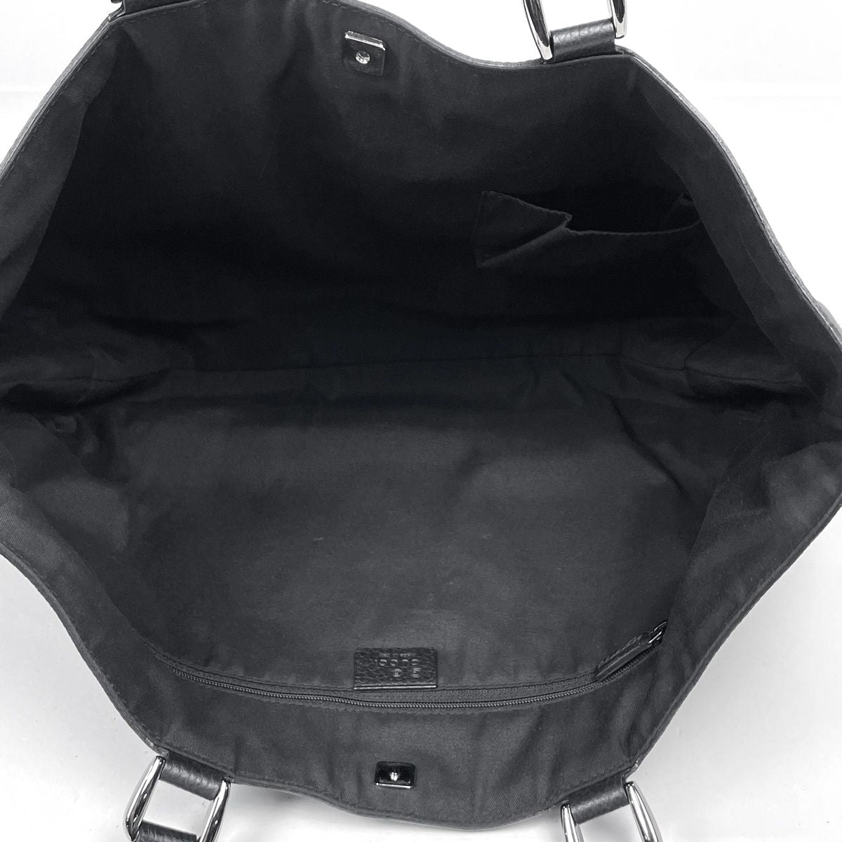 Gucci Tote Bag GG Pattern Canvas Black — view 8