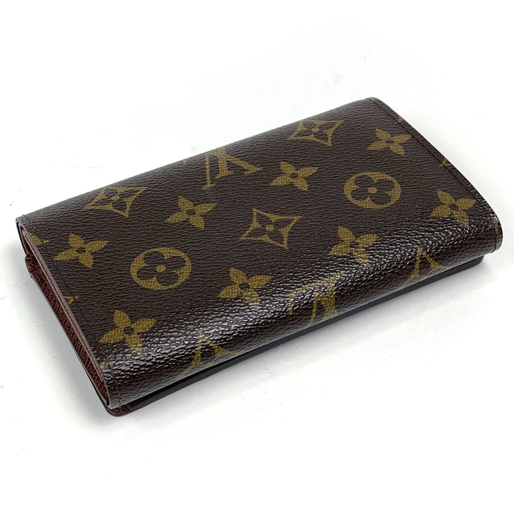 Louis Vuitton Porte Monnaie Billets Tresor Bifold Wallet Monogram Brown — view 2
