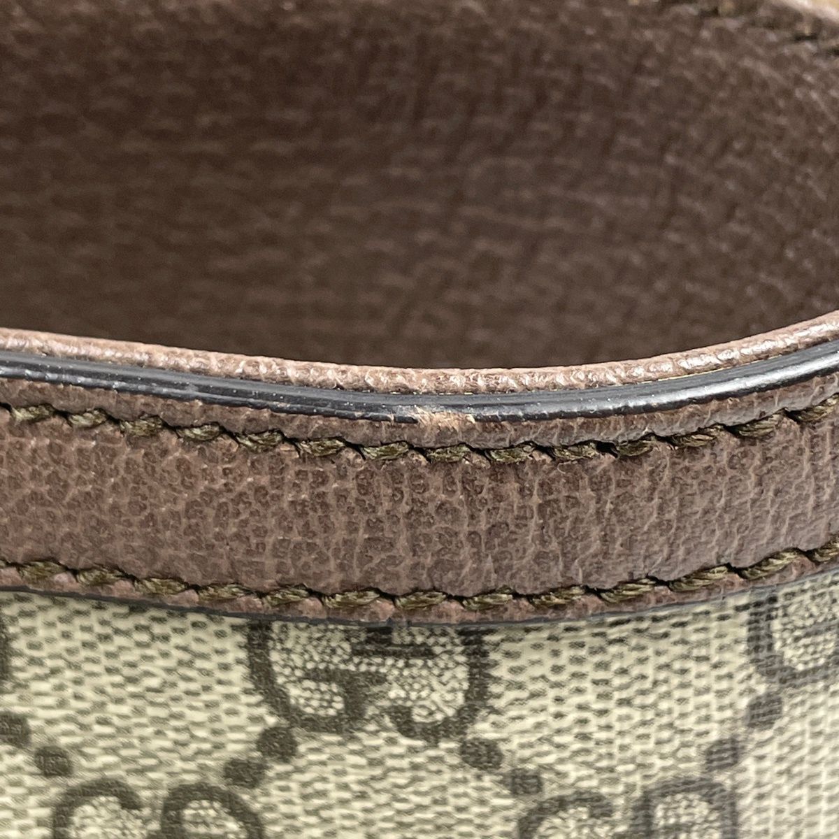 Gucci Ophidia GG Medium Tote Bag Sherry Line Web Supreme Brown — view 4