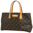 Louis Vuitton Wilshire PM Tote Bag Monogram Brown