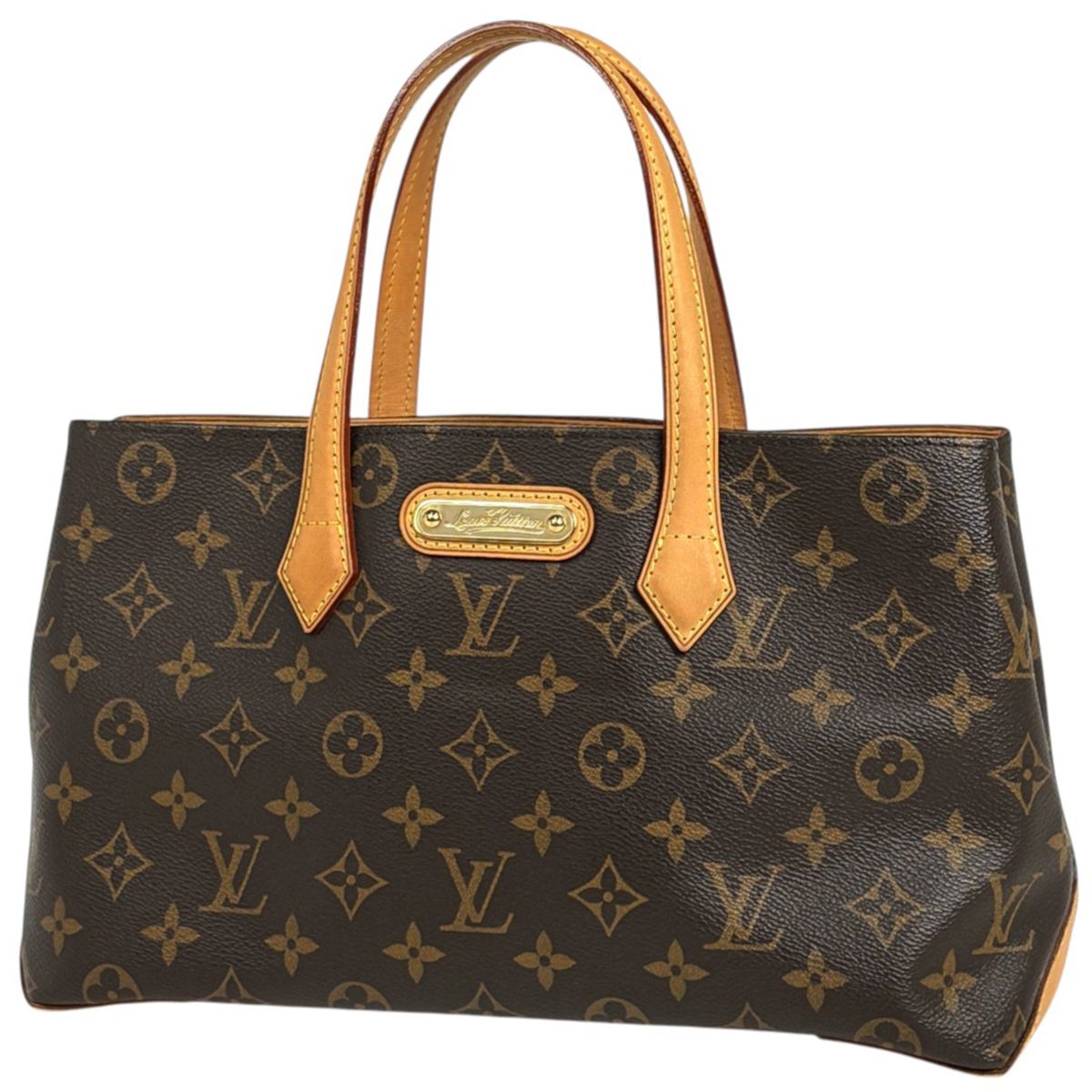 Louis Vuitton Wilshire PM Tote Bag Monogram Brown
