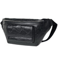 Gucci Belt Bag GG Embossed Bag Leather Black