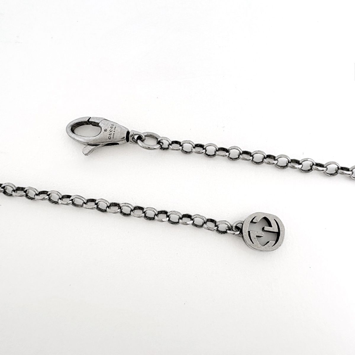 Gucci Necklace Interlocking G Flower 925 Sterling Silver — view 3