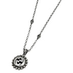 Gucci Necklace Interlocking G Flower 925 Sterling Silver
