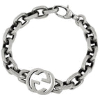 Gucci Bracelet Interlocking G 925 Sterling Silver