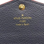 Louis Vuitton Portefeuille Sarah Monogram Empreinte Marine Rouge Leather Navy — view 4