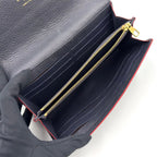 Louis Vuitton Portefeuille Sarah Monogram Empreinte Marine Rouge Leather Navy — view 3