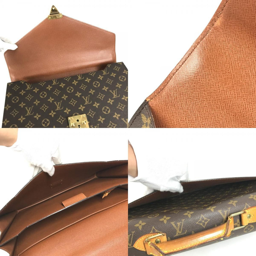 Louis Vuitton Business Bag Serviette Conseil Monogram Canvas Brown — view 8