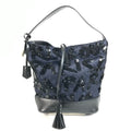 Louis Vuitton Handbag Spotlight GM Satin Leather Navy