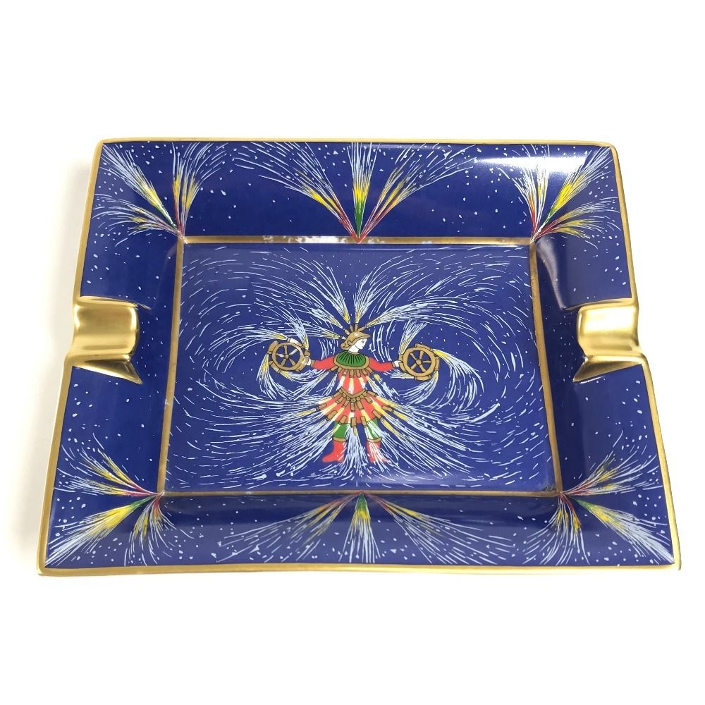 Hermes Ashtray Ceramic Blue