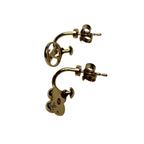 Louis Vuitton Earrings Blooming Monogram Gold — view 6
