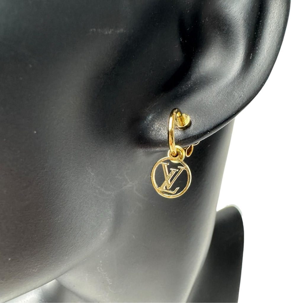 Louis Vuitton Earrings Blooming Monogram Gold — view 3