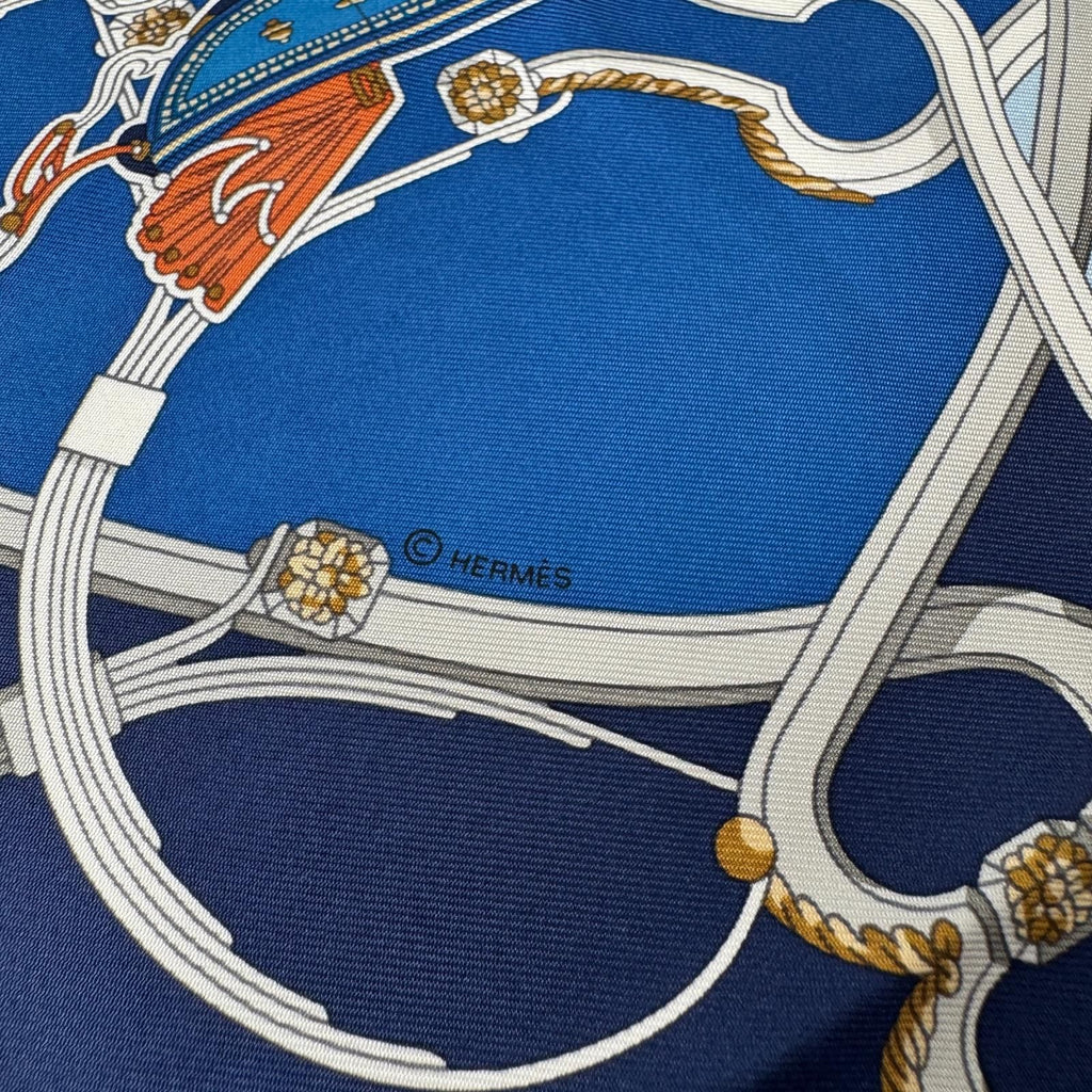 Hermes Carre 45 Spring Remix Silk Scarf Gavroche — view 4