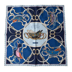 Hermes Carre 45 Spring Remix Silk Scarf Gavroche
