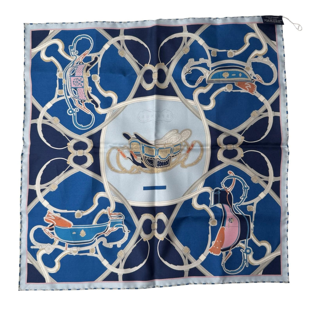 Hermes Carre 45 Spring Remix Silk Scarf Gavroche — view 2