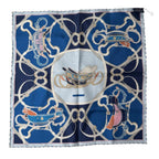 Hermes Carre 45 Spring Remix Silk Scarf Gavroche — view 2