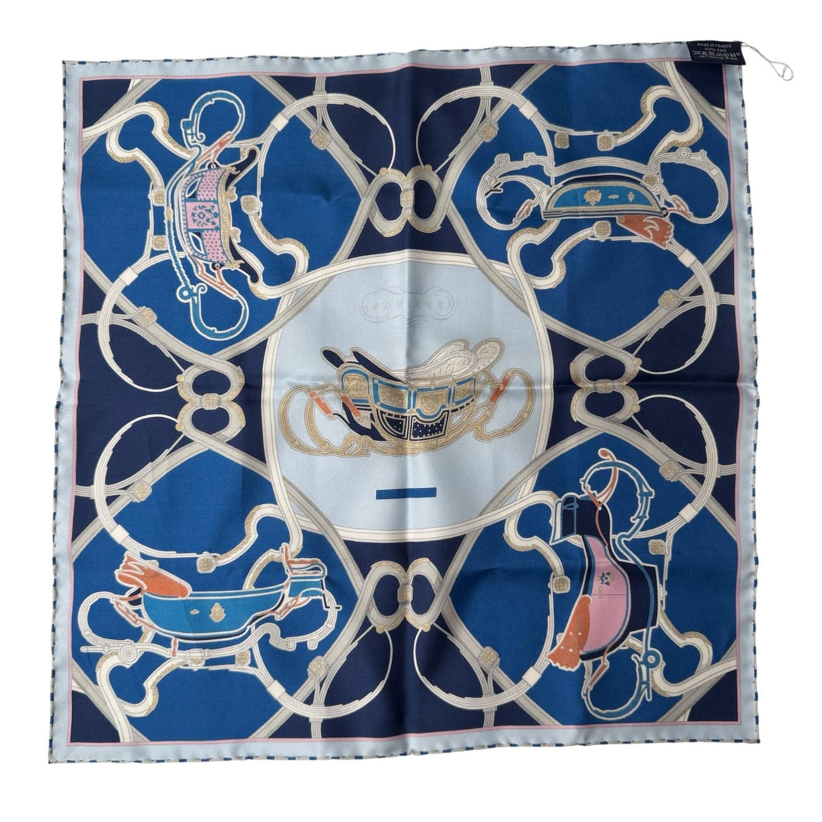 Hermes Carre 45 Spring Remix Silk Scarf Gavroche — view 2