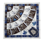 Hermes Carre 90 Cliquetis Silk Scarf Sword Handle