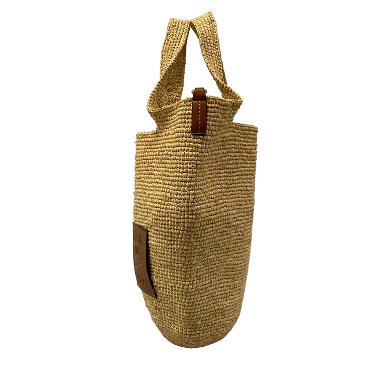 Loewe Tote Bag Slit Mini Natural Tan Basket — view 4