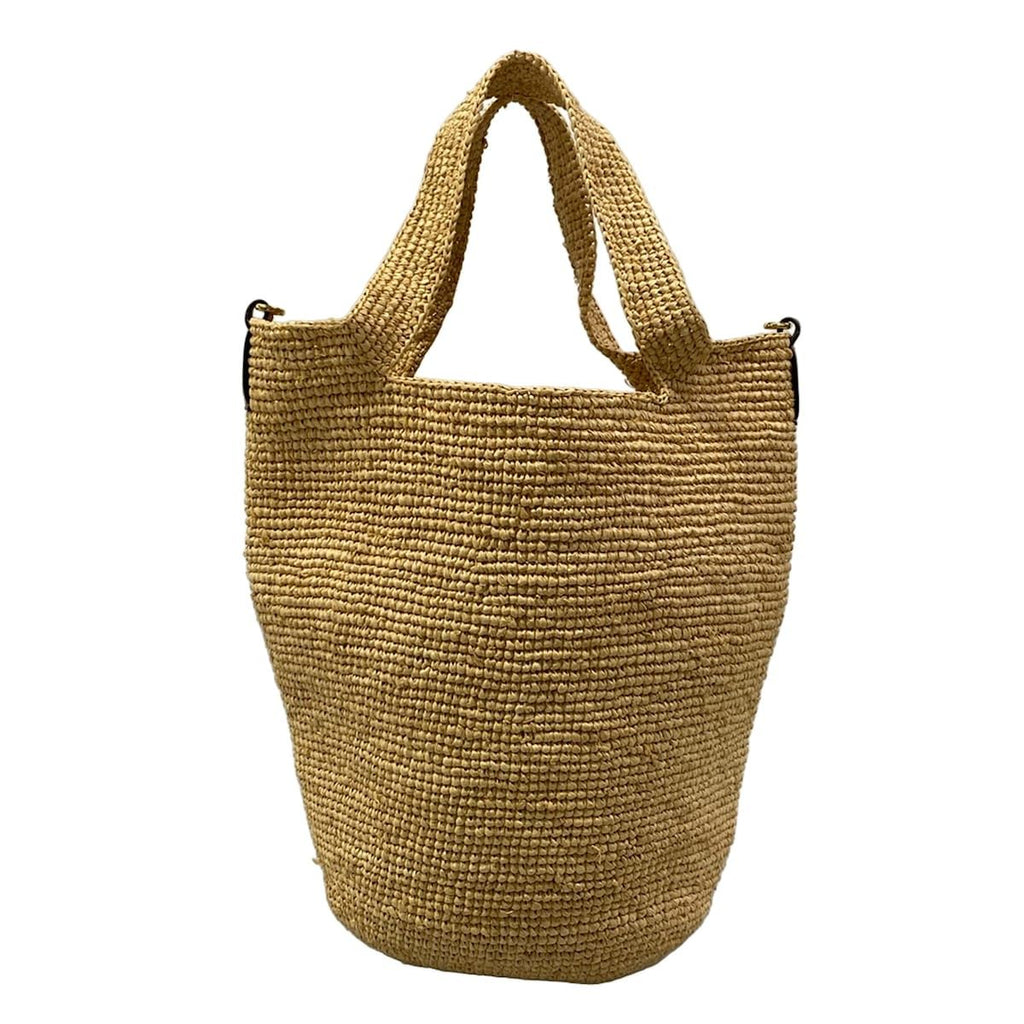 Loewe Tote Bag Slit Mini Natural Tan Basket — view 3