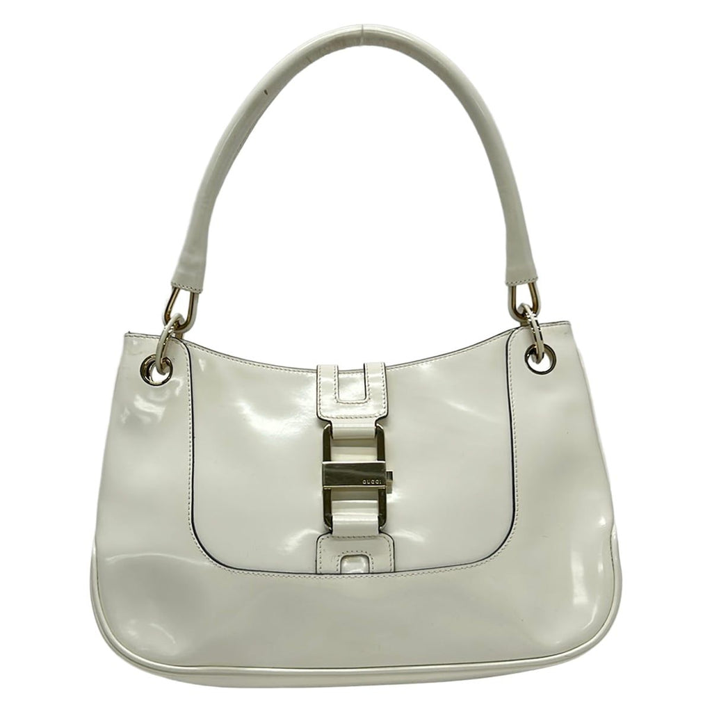 Gucci Handbag White Leather