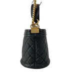 Chanel Shoulder Bag Boy Quilted Black Chain Gold 2-Way Lambskin — view 4