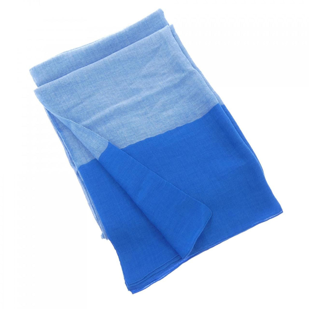 Hermes Stole Scarf Blue