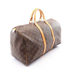 Louis Vuitton Boston Bag Keepall 50 Monogram Leather — view 2