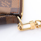 Louis Vuitton Handbag Mini Pochette Accessoires Damier Ebene Leather — view 7