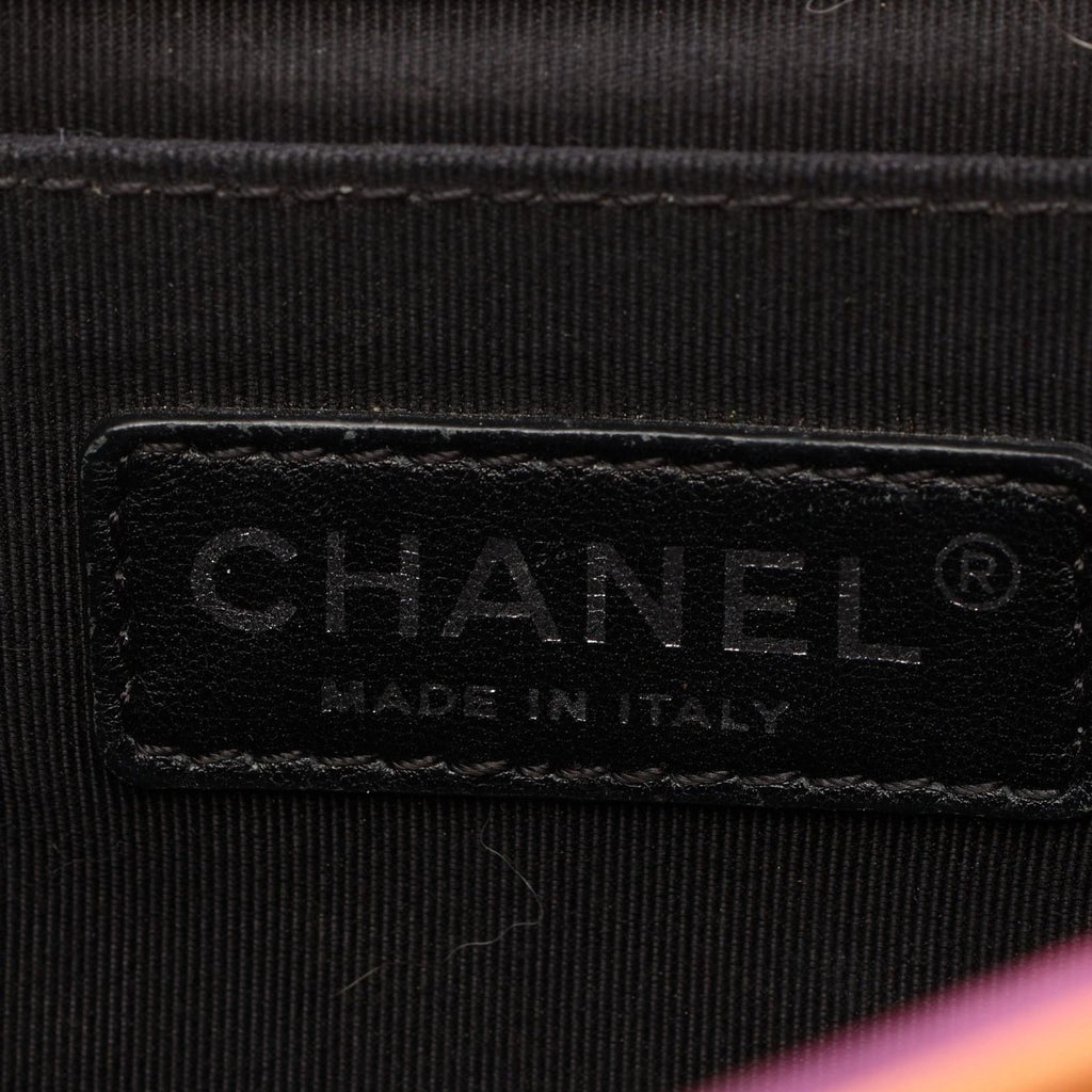 Chanel Shoulder Bag Boy Pink Leather Chain — view 4
