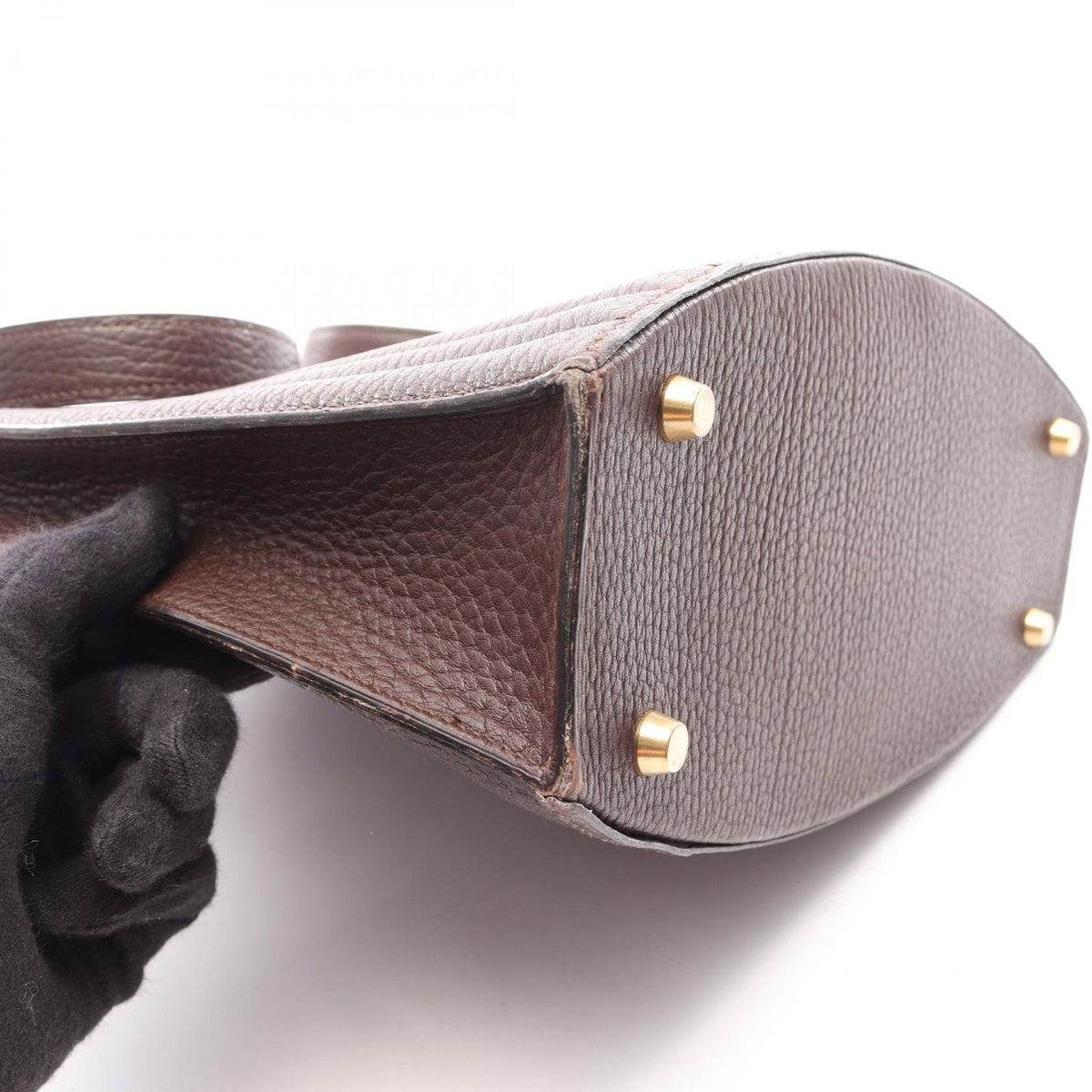 Hermes Shoulder Bag Kelly Cacao — view 8