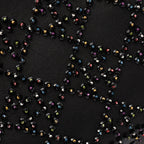 Dior Handbag Lady Dior Mini Beads 2-Way Black Multi Leather Tote — view 6