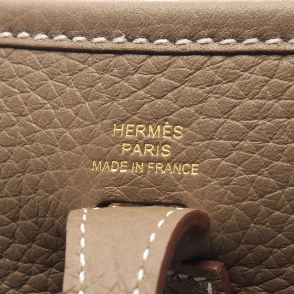 Hermes Shoulder Bag Evelyne TPM Etoupe Amazon — view 4