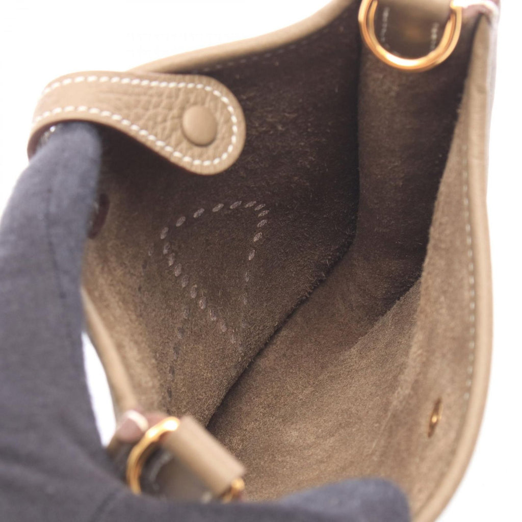 Hermes Shoulder Bag Evelyne TPM Etoupe Amazon — view 3