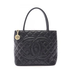 Chanel Tote Bag Reissue Black Caviar Leather