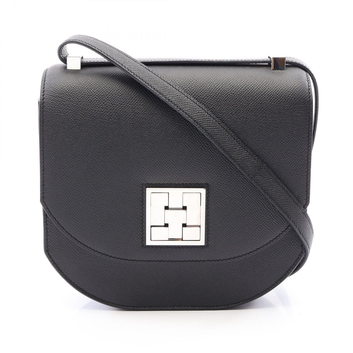 Hermes Shoulder Bag Mosaic Black Pull Noir