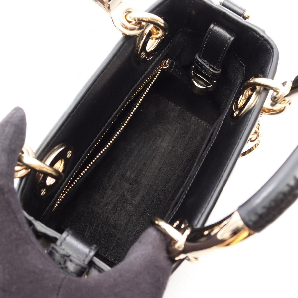 Dior Handbag 95.22 Mini 2-Way Black Leather — view 3