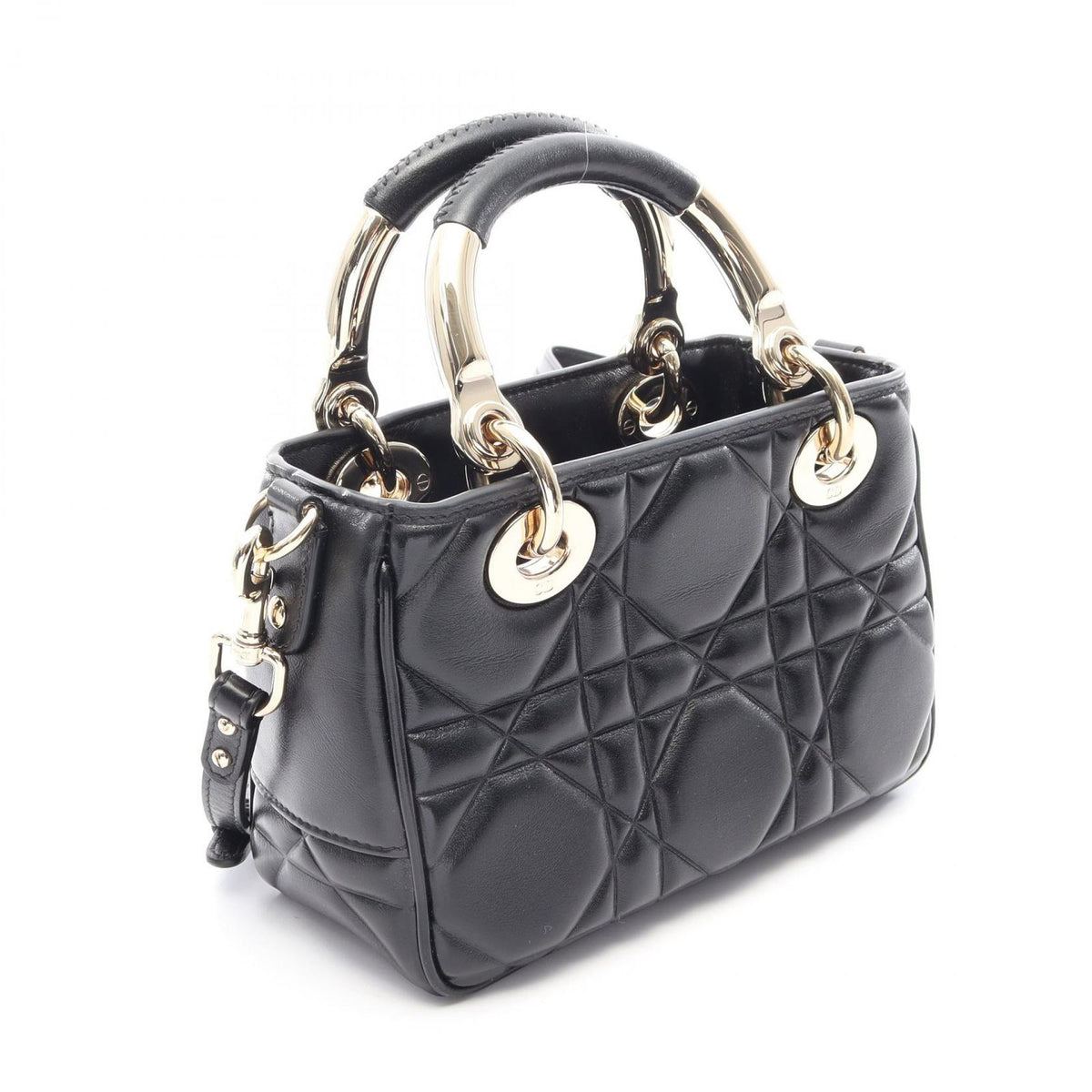 Dior Handbag 95.22 Mini 2-Way Black Leather — view 2