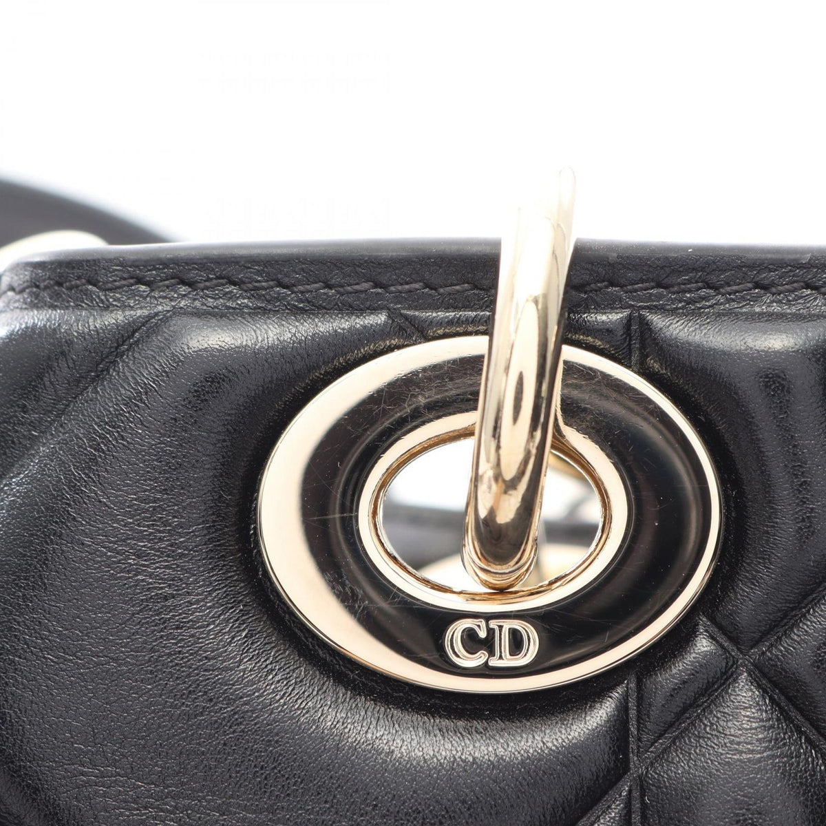 Dior Handbag 95.22 Mini 2-Way Black Leather — view 6