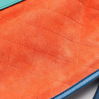 Chanel Shoulder Bag Gabrielle de Chanel Large Hobo Orange Green Blue Suede — view 6