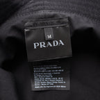 Prada Hat Logo Print Bucket Cotton Hat — view 4