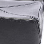 Loewe Handbag Hammock Drawstring Bag Mini 2-Way Black Leather Puzzle — view 5