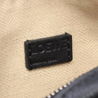 Loewe Handbag Hammock Drawstring Bag Mini 2-Way Black Leather Puzzle — view 4