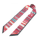 Hermes Scarf Twilly Colliers de Chiens Ribbon Silk — view 3